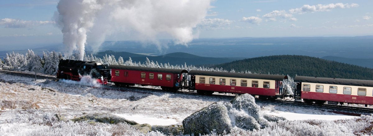 Brockenbahn im Winter © travelguide-fotolia.com