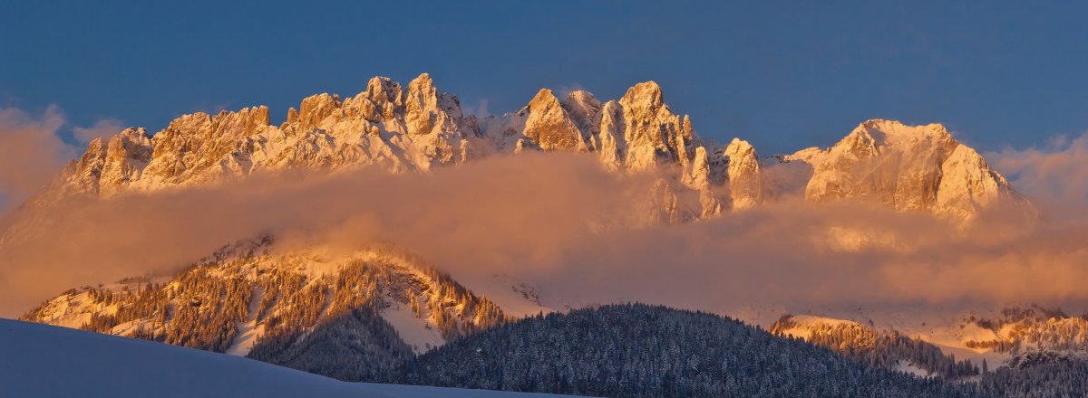 Wilder Kaiser im Abendrot © TVB Wilder Kaiser