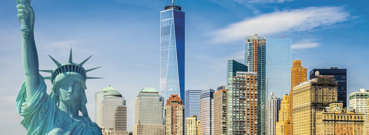 Blick auf Manhatten mit One World Trade Center  © DWP-fotolia.com