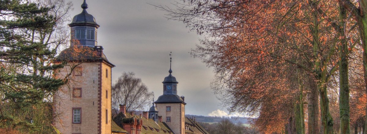 Blick auf Schloss Corvey bei Höxter © hespasoft-fotolia.com