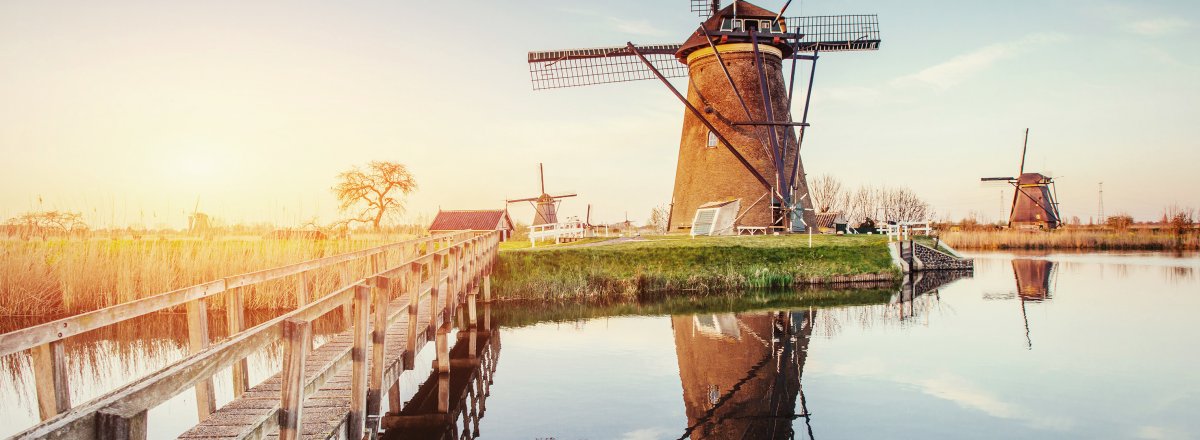 Windmühlen bei Rotterdam © A-ROSA