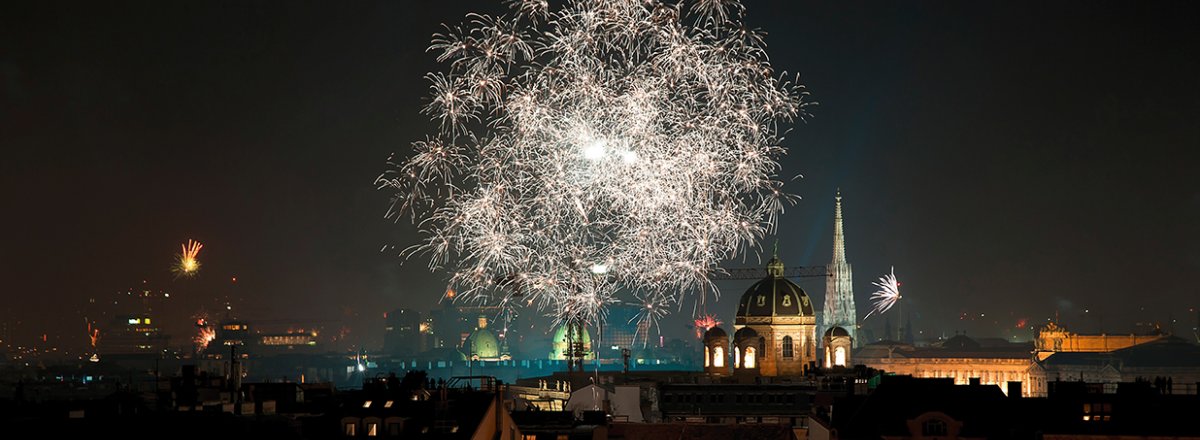 Wien Silvesterfeuerwerk © A-ROSA