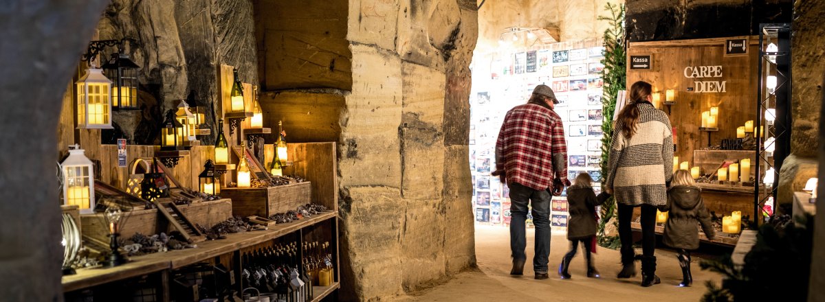 Kerstmarkt Fluweelengrot © Kerststad Valkenburg