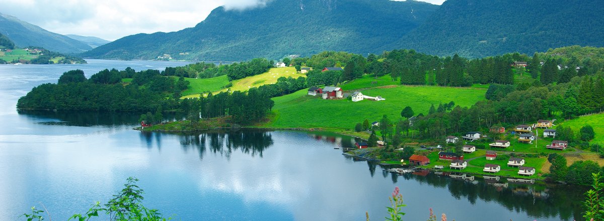 Fjordpanorama Hardangerfjord - Eidfjord © Katalogwerkstatt