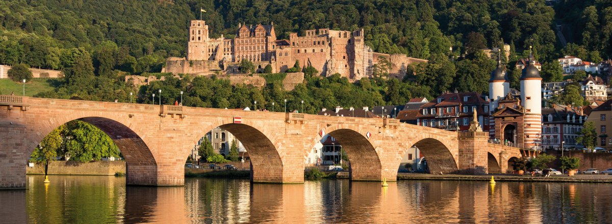 Neckarbrücke und Stadtpanorama mit Schloss © eyetronic-fotolia.com