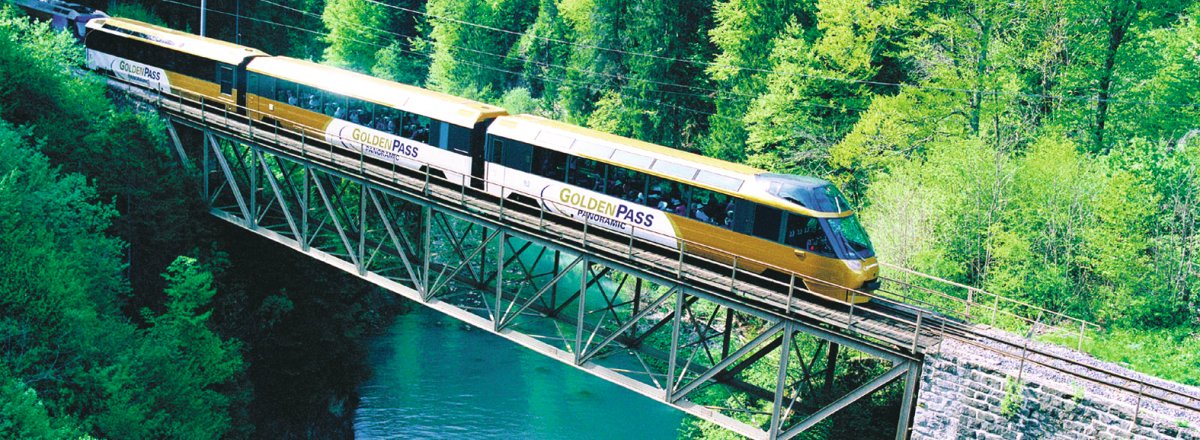 Golden Pass Panoramic Express auf der Strecke Montreux-Zweisimmen © GoldenPassLine