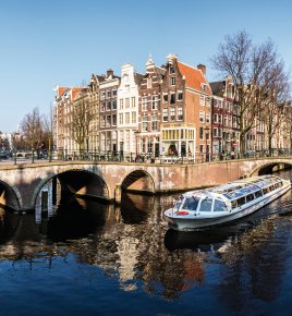 Grachtenfahrt in Amsterdam