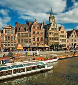 Graslei in Gent
