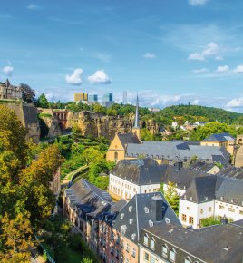 Blick auf die Altstadt von Luxemburg