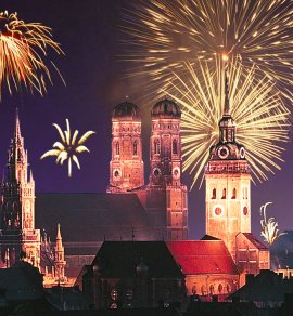 Feuerwerk über München