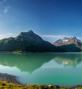 Alpenidylle am Silvretta Stausee  &copy; Karl Allen Lugmayer-stock.adobe.com